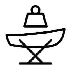 Korkea kantavuus -ikoni